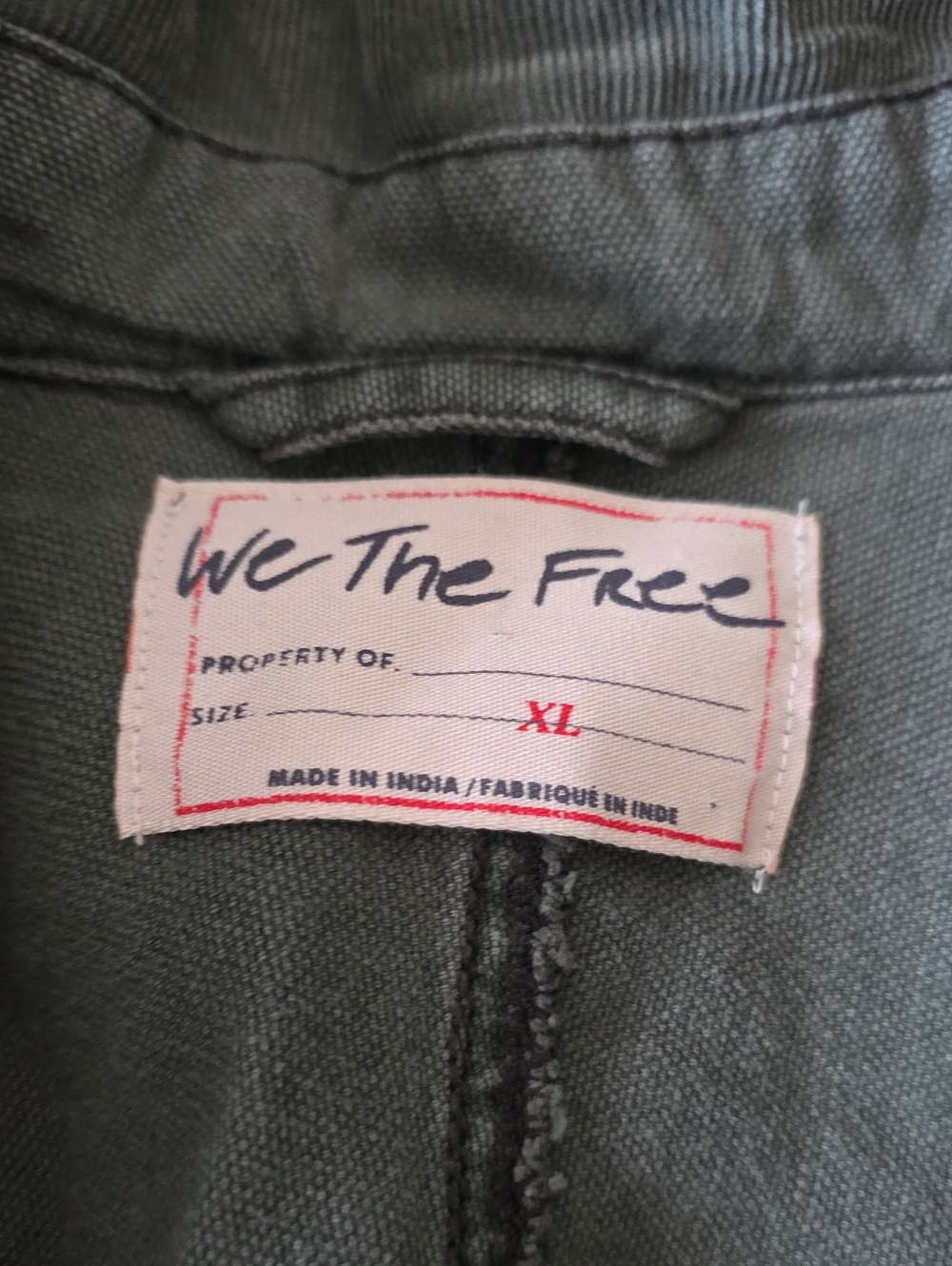 NEW FREE PEOPLE | $168 Viva Surplus Oversized Jacket - Picture 9 of 9